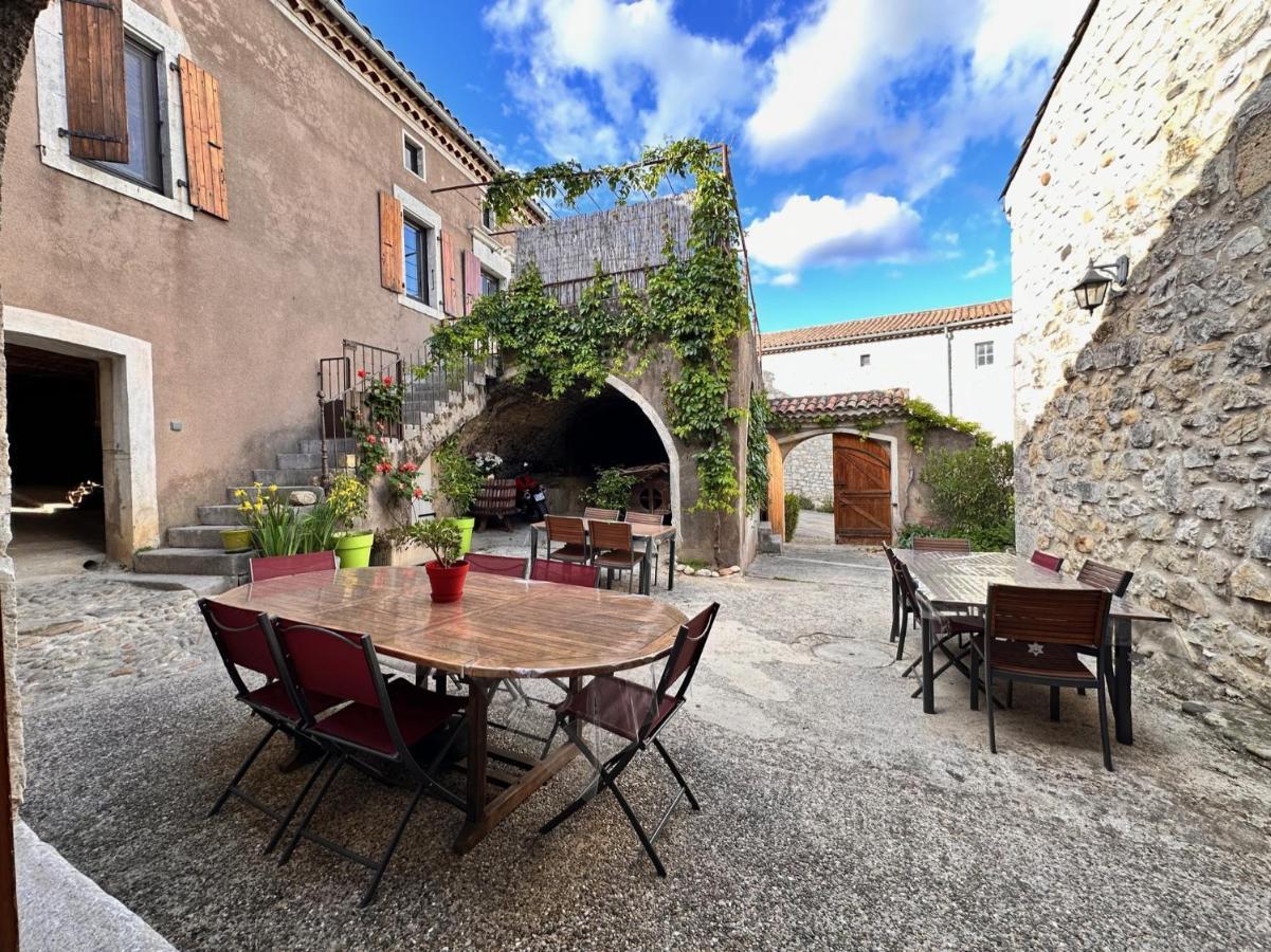 Chambres D'Hotes Les Clapas Chauzon エクステリア 写真
